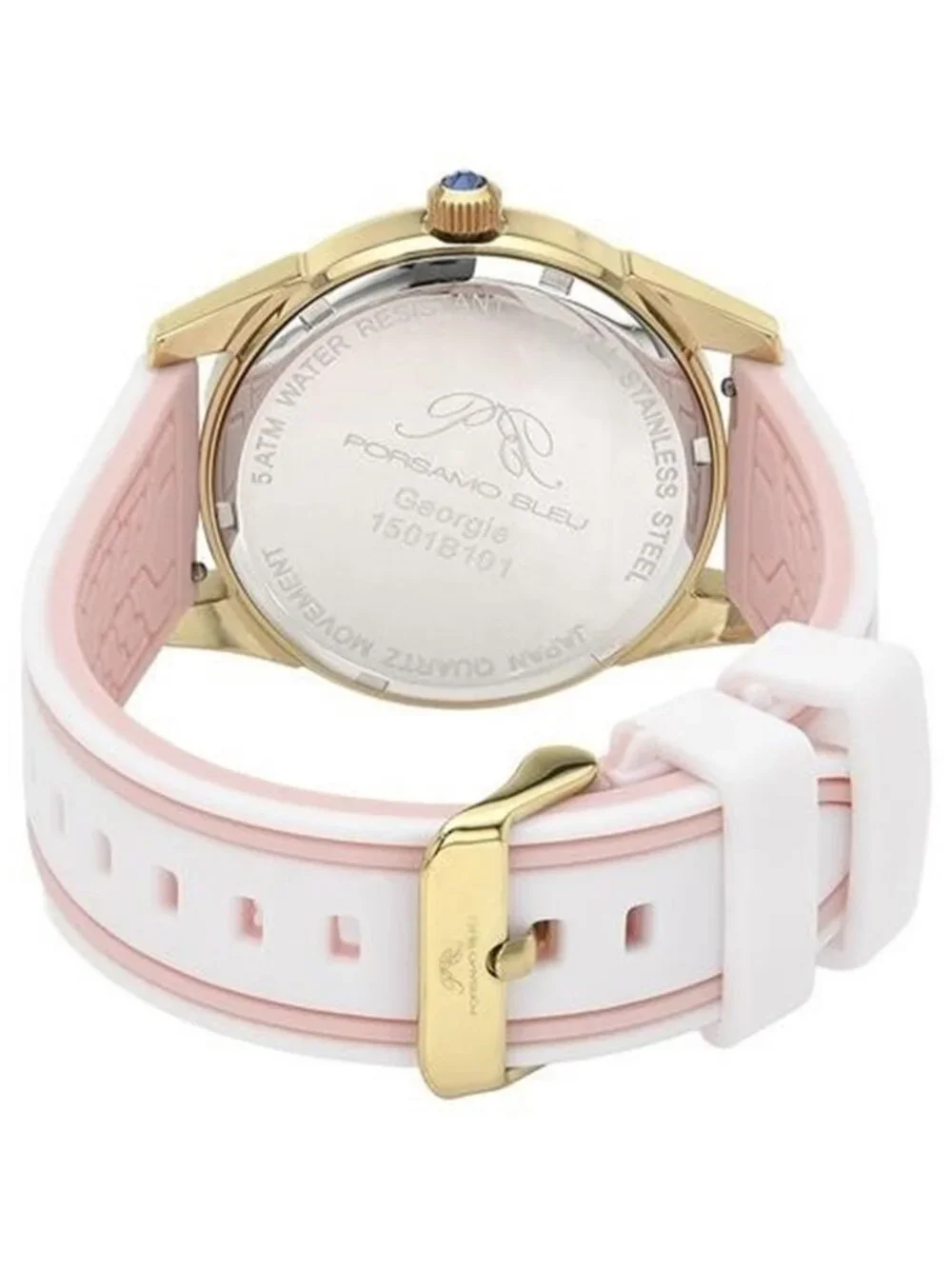 NWT Porsamo Bleu Georgie White Dial Ladies Watch